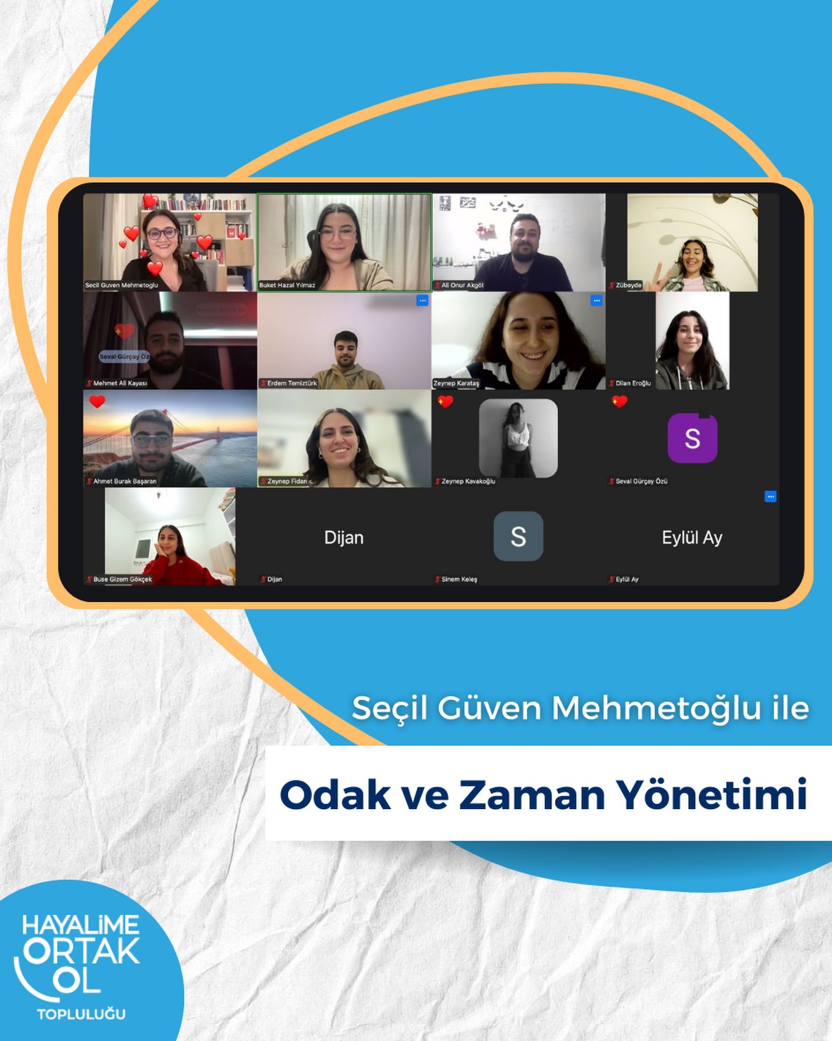Sevgili Kurumsal Eğitmen Seçil Güven Mehmetoğlu ile gerçekleştirdiğimiz “Odak ve Zaman Yönetimi” eğitiminde bir araya geldik. 💙
Bu ilham verici buluşmada, odaklanmanın eğitim ve iş hayatındaki önemini oyunlar ve interaktif aktivitelerle keşfettik. Zamanın, yaşamın ve odağın birbirini nasıl şekillendirdiğini deneyimleyerek küçük dokunuşlarla büyük değişimlerin mümkün olduğunu gördük. Bilgi ve deneyimlerini öğrencilerimizle içtenlikle paylaşan Seçil Hanım’a teşekkür ederiz. 😊🙏🏻