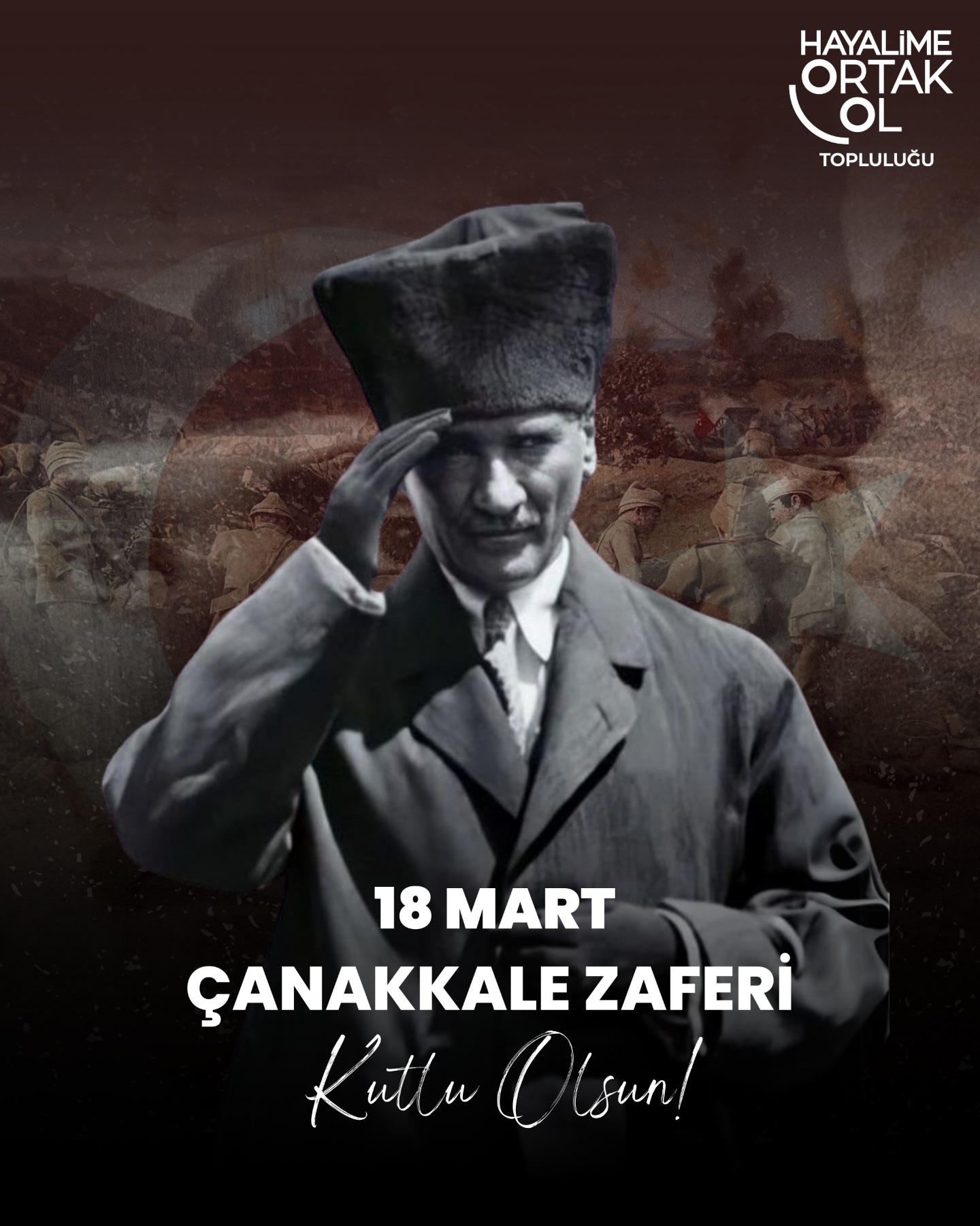 Azmin, cesaretin ve bağımsızlık aşkının eşsiz bir simgesi olan 18 Mart Çanakkale Zaferi’nin 111. yıl dönümünde, Gazi Mustafa Kemal Atatürk ile silah arkadaşlarını ve aziz şehitlerimizi saygı ve minnetle anıyoruz…
